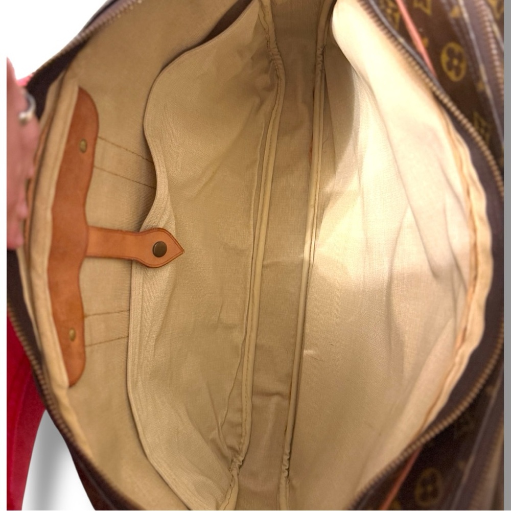 Louis Vuitton Sirius 50 Monogram 3 Compartment Vintage Crossbody Luggage - Picture 10 of 13